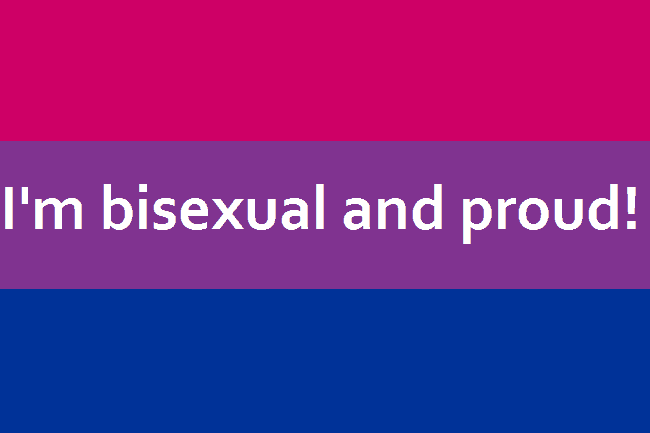 Jsem bisexuál a jsem na to hrdý. Jsem bisexuál a jsem na to hrdý.