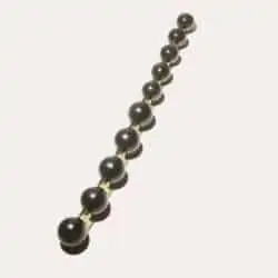 Anální kuličky Černá perla v testování