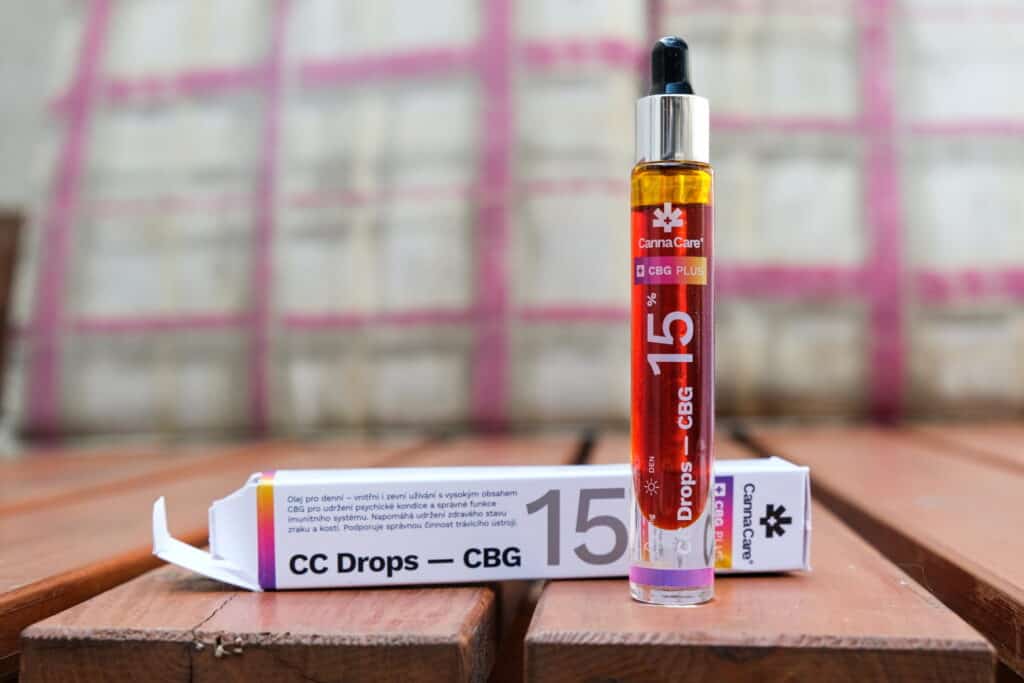 recenze konopného oleje CBG CannaCare Drops