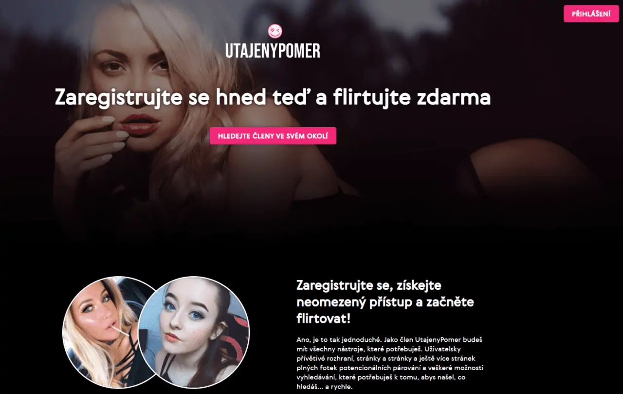 Sexuální seznamka Utajenypomer.com